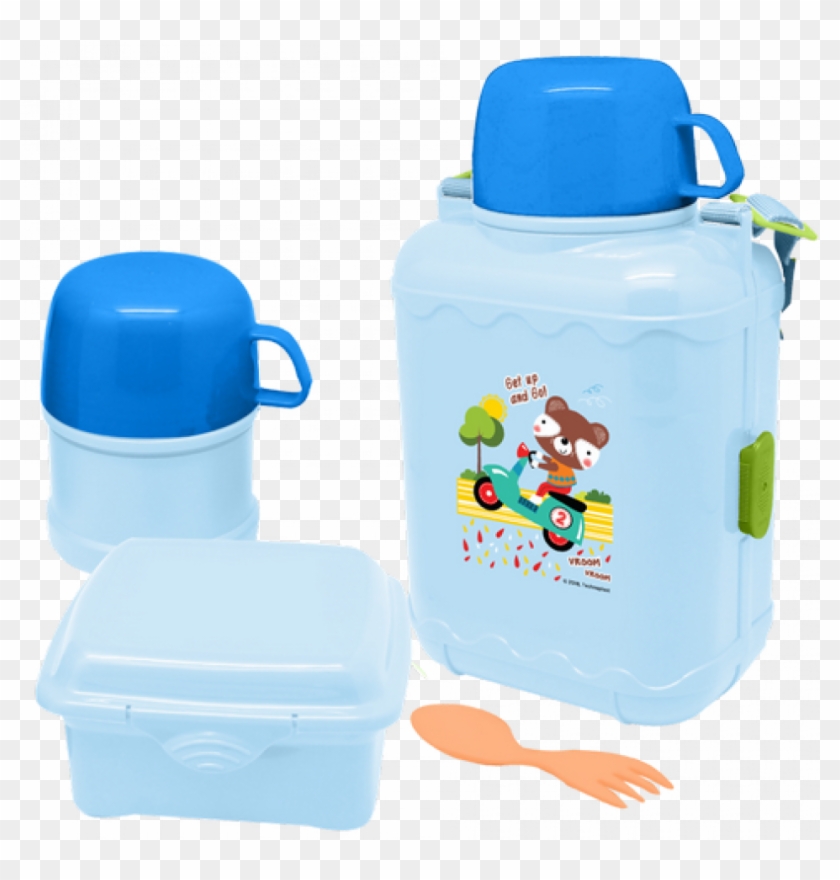 Boxy School Box - Plastic Bottle Clipart #5399067