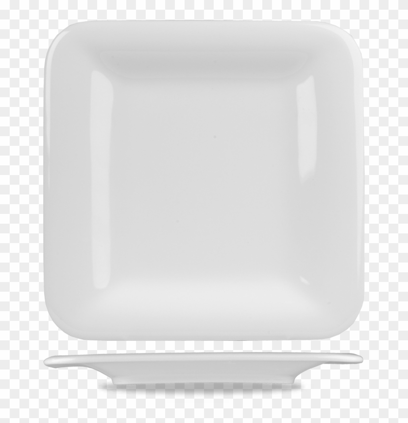 Churchill Glide Square Plate - Ceramic Clipart