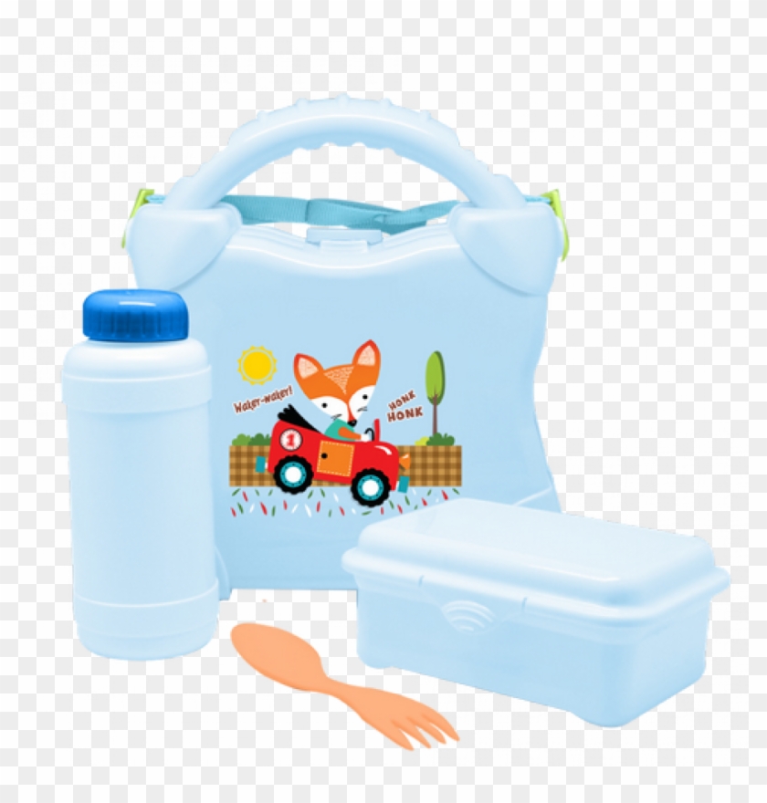 Pregio School Box - Water Bottle Clipart #5399269