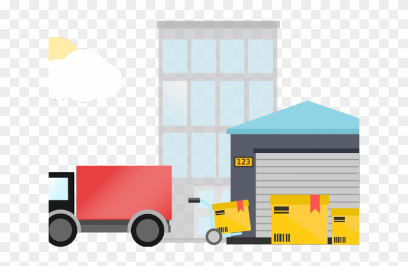 Warehouse Clipart Order Management - Warehouse Clipart Png Transparent Png #5399292