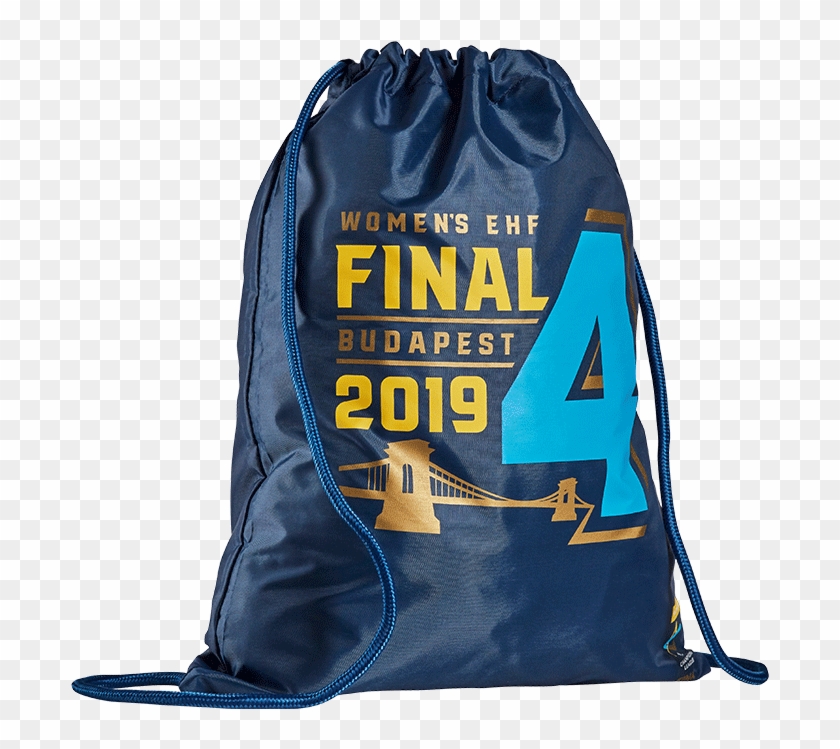 Women's Ehf Final 4 Gymbag Navy Blue - Bag Clipart