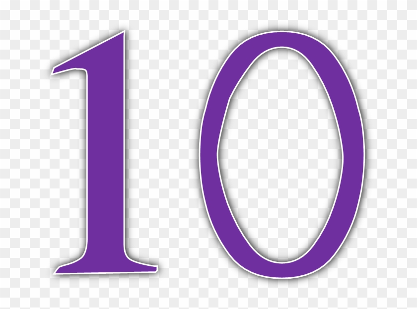 10 Number Png Image Hd - Circle Clipart