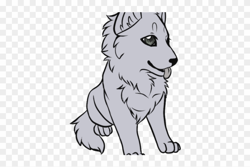 Drawn Cub Transparent - Dibujo De Lobo Feroz Clipart