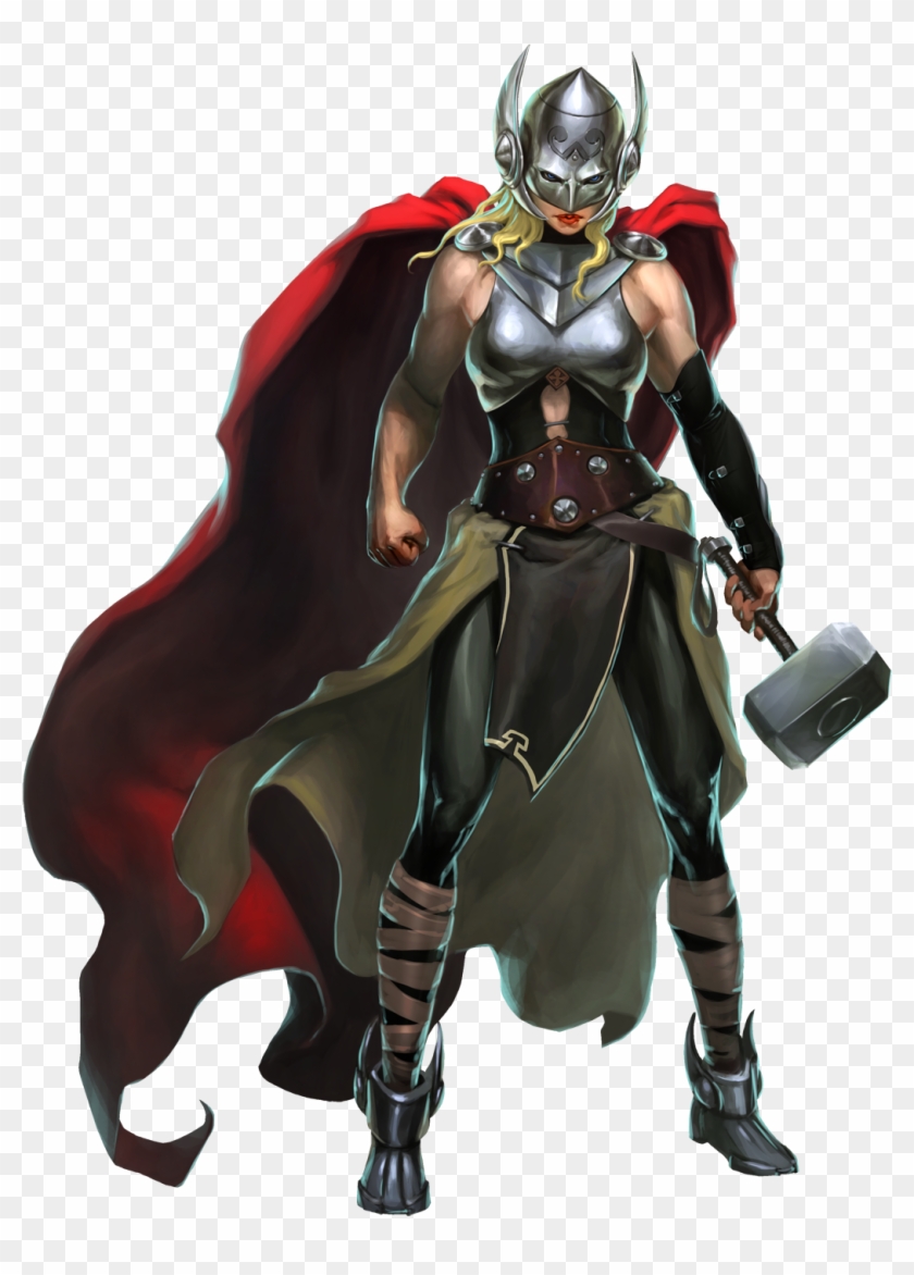 Lady-thor - Thor Jane Foster Png Clipart