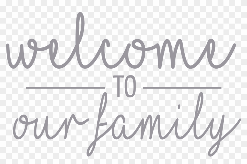 Welcome Grey - Calligraphy Clipart #541117