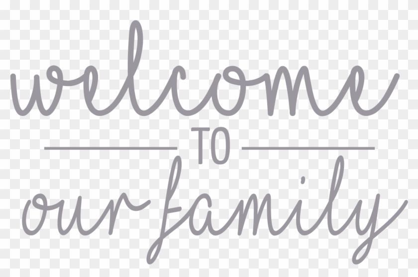 Welcome Grey - Calligraphy Clipart