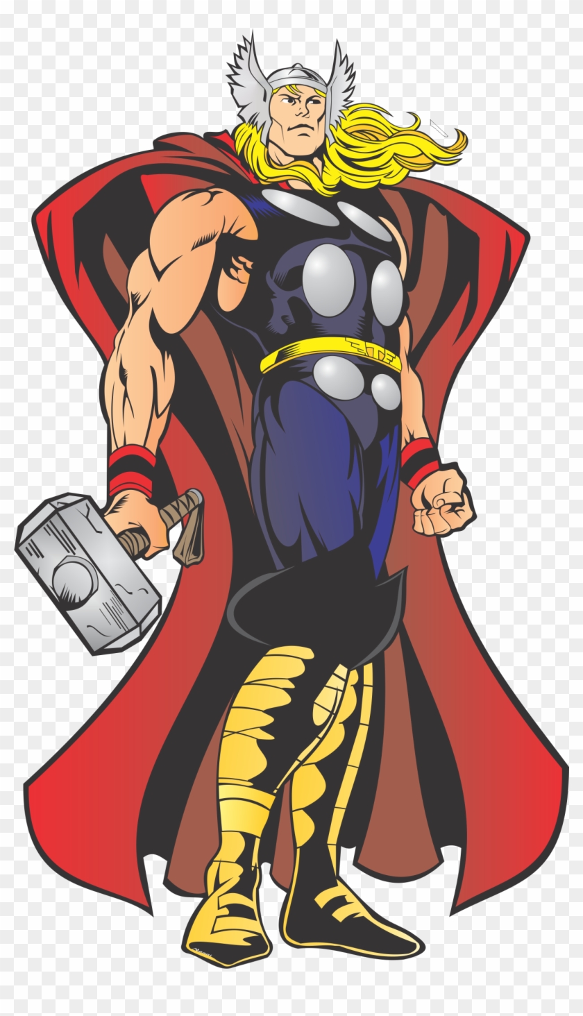 Thor - Cartoon Clipart