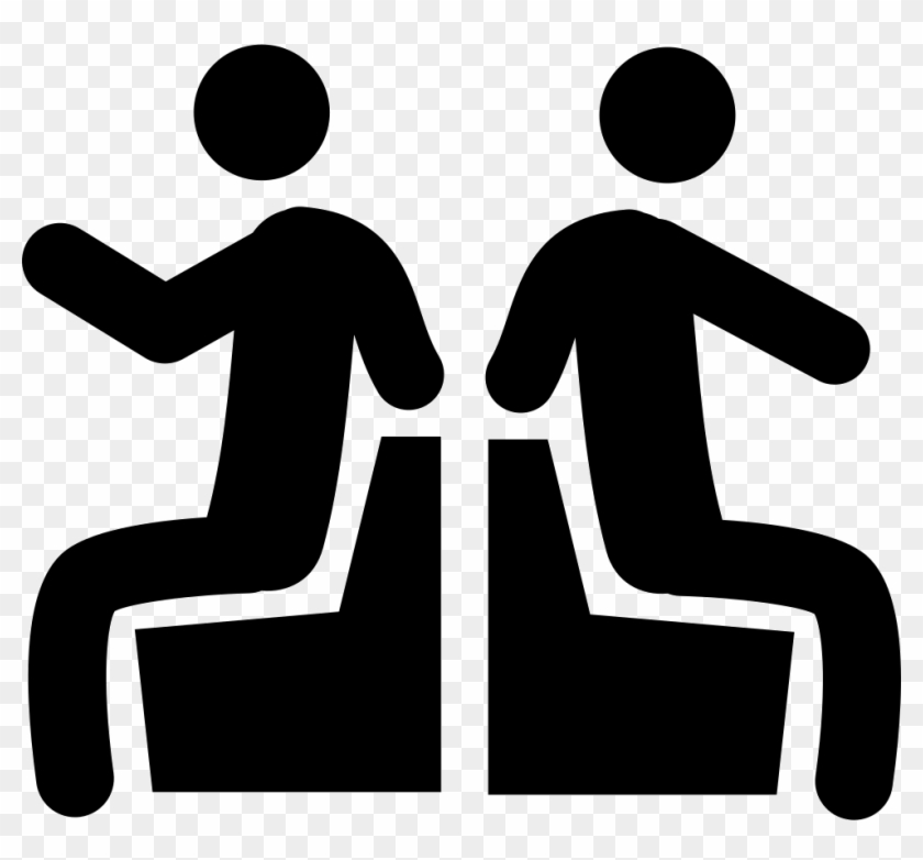 People Sitting Comments - Icono Persona Sentada Png Clipart