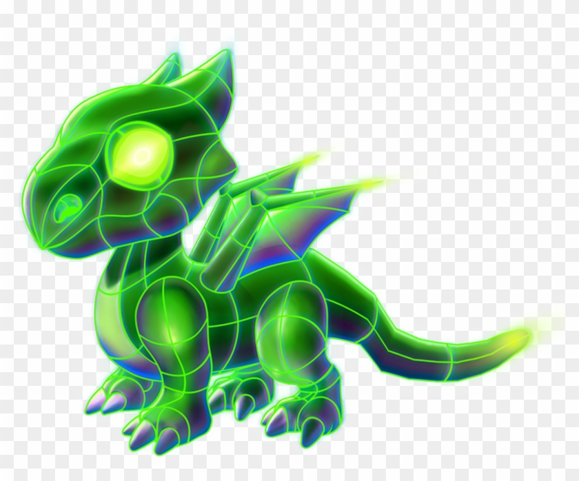 Laser Dragon Baby - Dragon Mania Laser Clipart