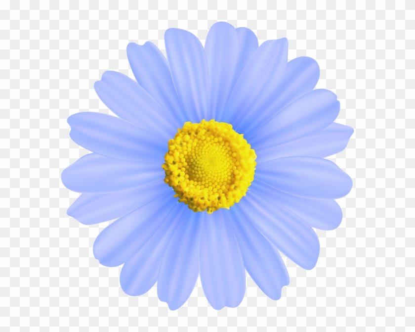 Flower Blue Decorative Transparent Image - Blue Flowers Png Clipart #541388