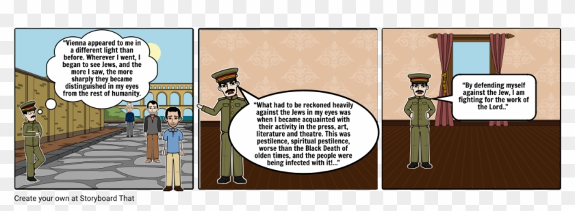 Hitler - Cartoon Clipart #541542