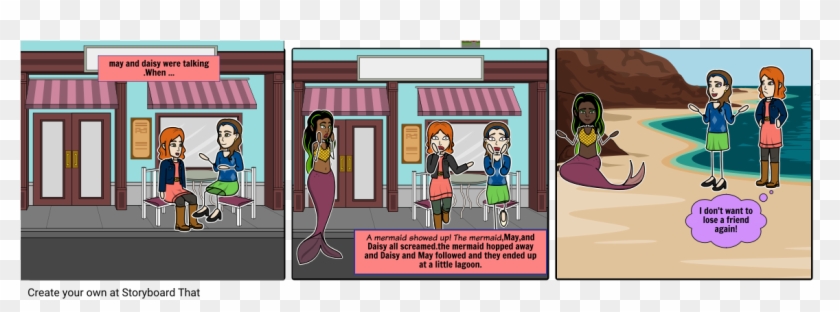 May And Daisy - Cartoon Clipart