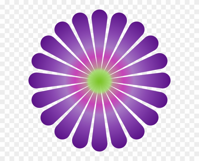 Purple Daisy Clip Art At Clker - Wine Country Ontario Logo - Png Download #541654