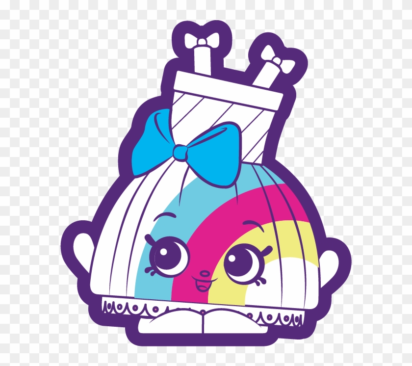 Celeste Rainbow Dress Clipart #541706