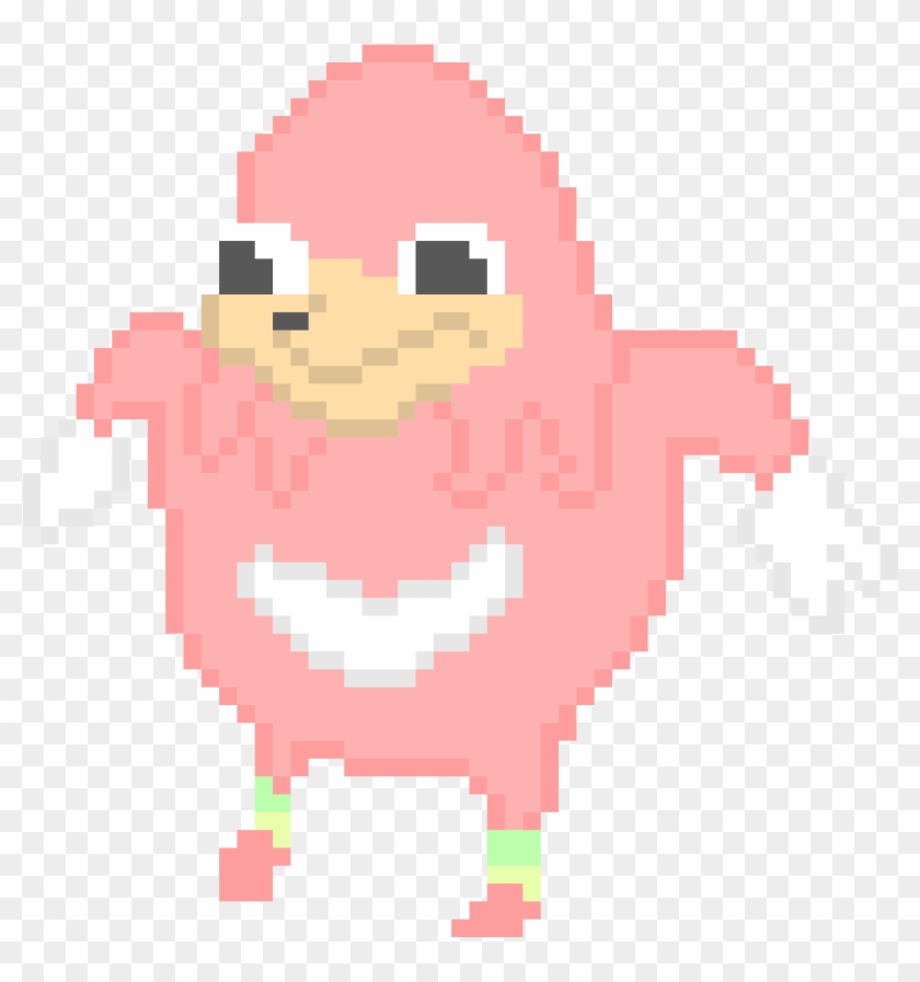 Uganda Knuckles - Pixel Art Uganda Knuckles Clipart