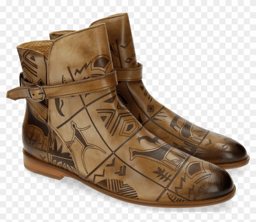 Ankle Boots Susan 13 Folk Laser Cut Make Up - Chelsea Boot Clipart