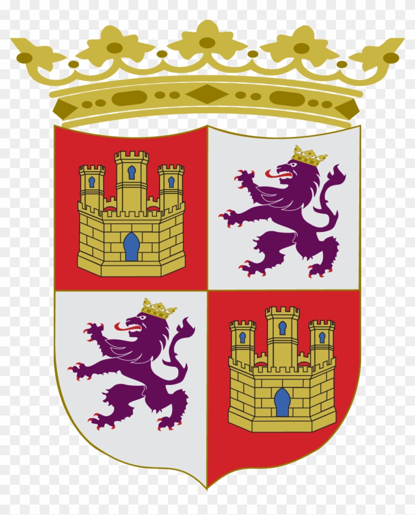 Escudo Corona De Castilla - Spain Flag Middle Age Clipart #541979