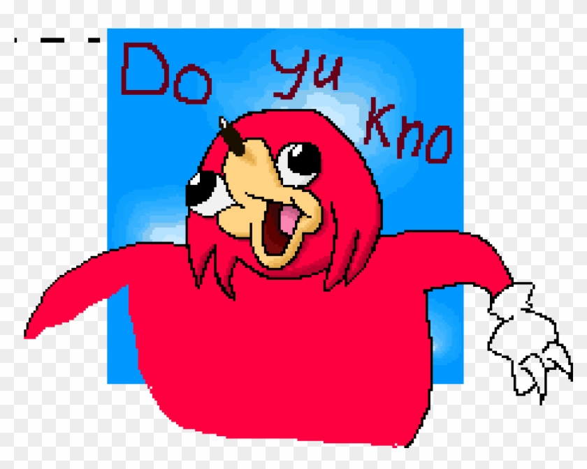 Ugandan Knuckles - Cartoon Clipart #542072