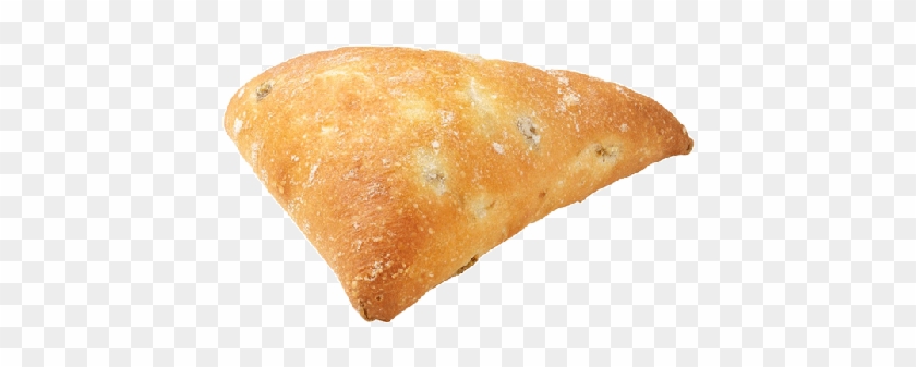 Pre-baked Mini Triangle Bread With Green Olives - Potato Bread Clipart