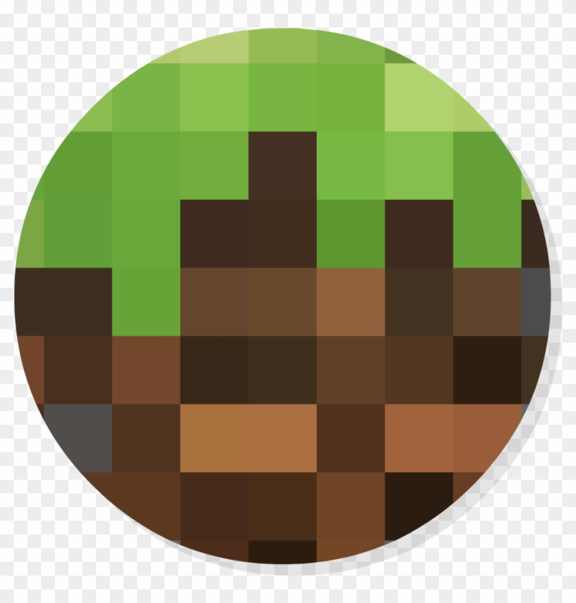 Aoru - Minecraft Logo Png Circle Clipart #542230