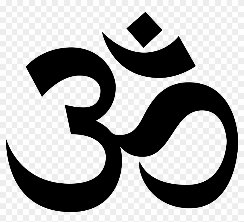 There Is What Looks Like The Number Three, With A Smaller - Om Design Clip Art - Png Download
