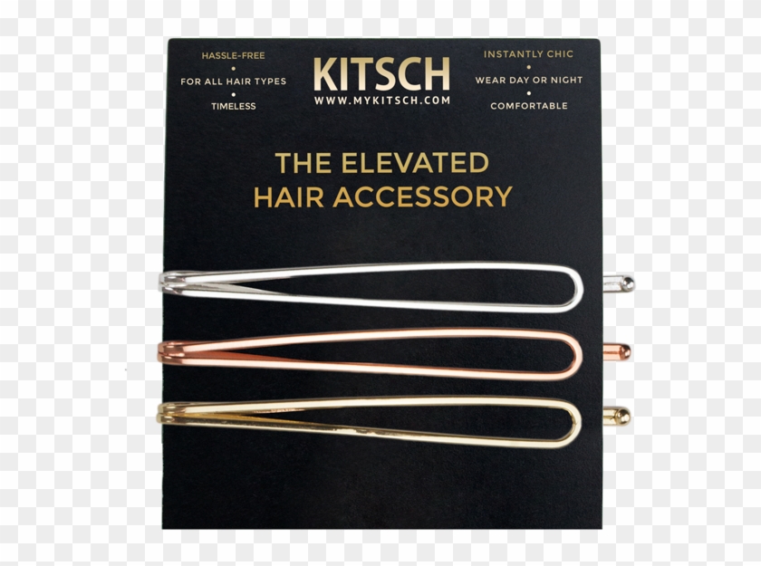 Kitsch Teardrop Bobby Pins - Novel Clipart #542467