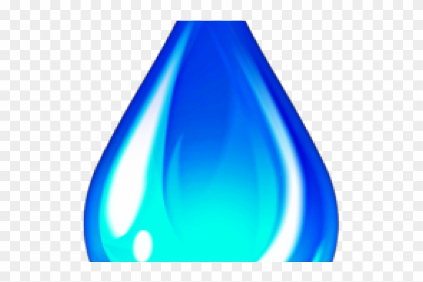 Dew Drop Clipart Teardrop - Electric Blue - Png Download #542761