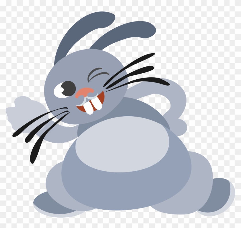 This Free Icons Png Design Of Winking Bunny Clipart #543075