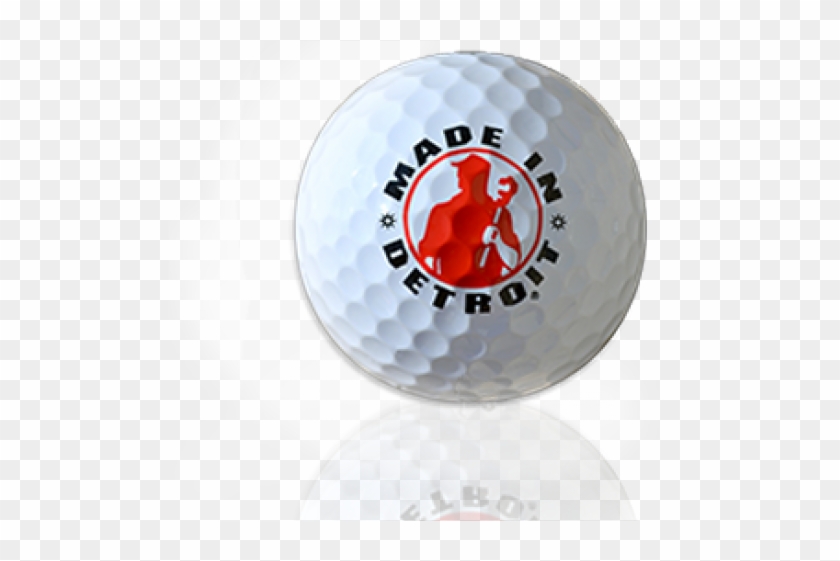 Golf Ball Png Transparent Images - Made In Detroit Clipart #543101