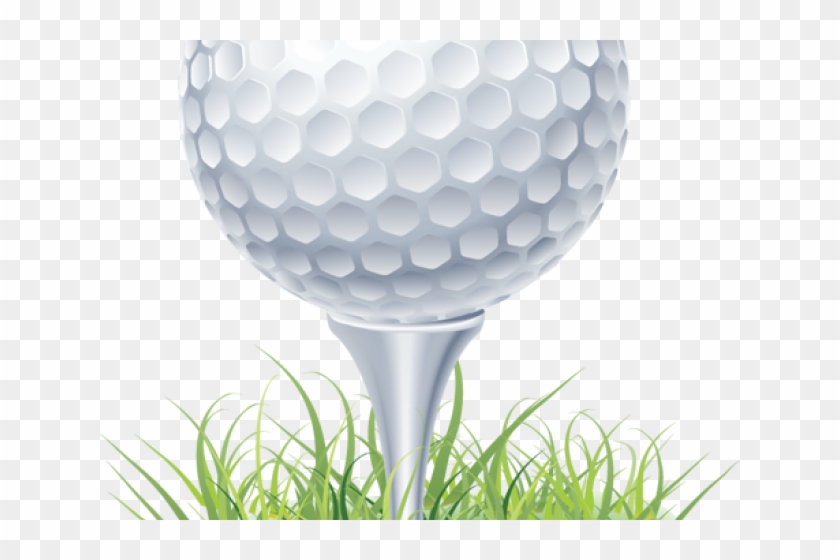 Golf On A Tee Clipart #543285