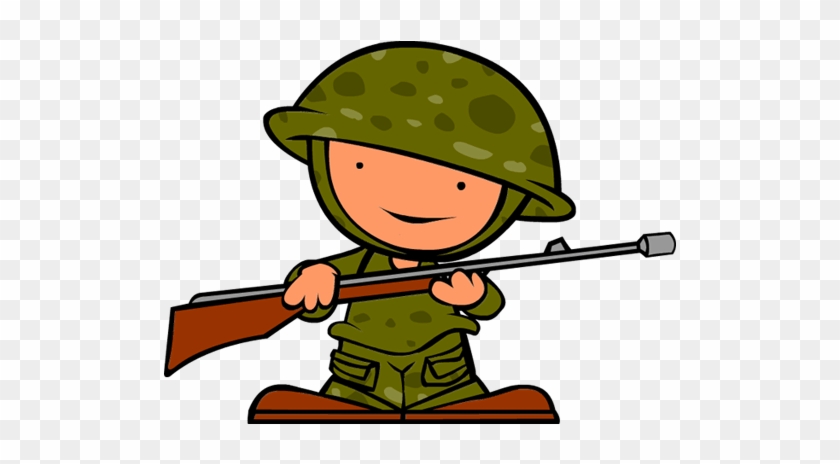 Clipart Veterans Day Soldier - Soldier Veterans Clipart Easy - Png Download