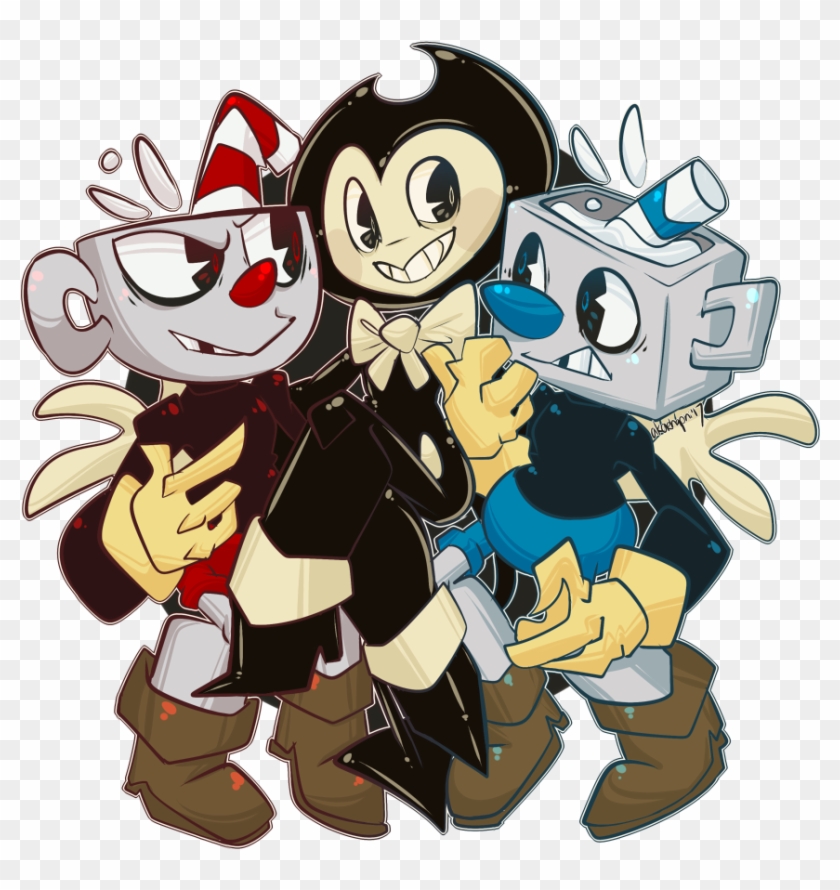 Kết Quả Hình Ảnh Cho Cuphead And Mugman - Alpha Bendy Clipart