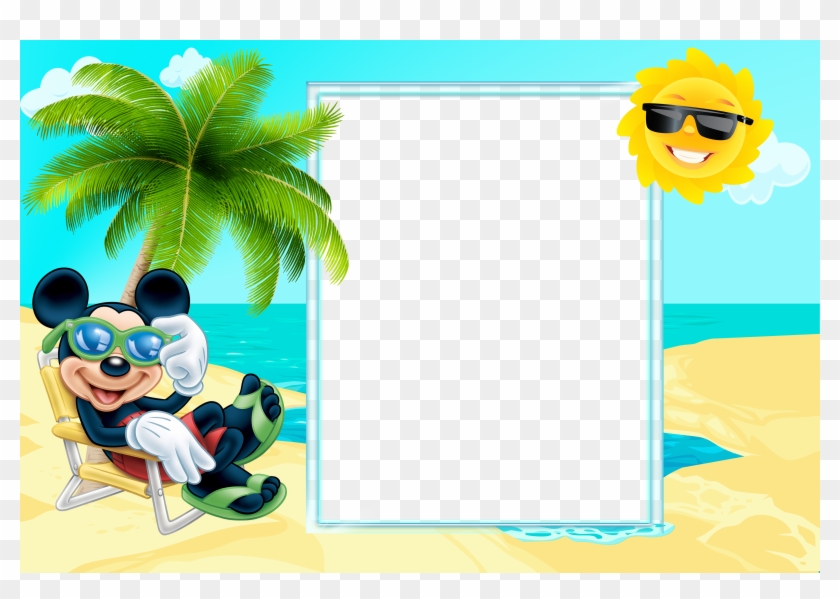 Mickey Mouse Summer Clipart - Png Download #543356