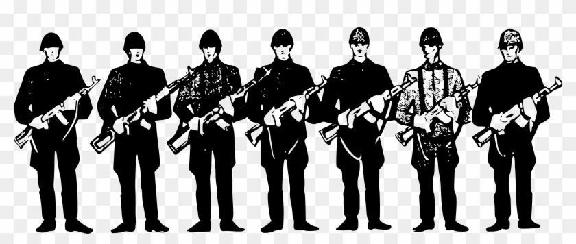 Big Image - Soldiers With Gun Png Clipart