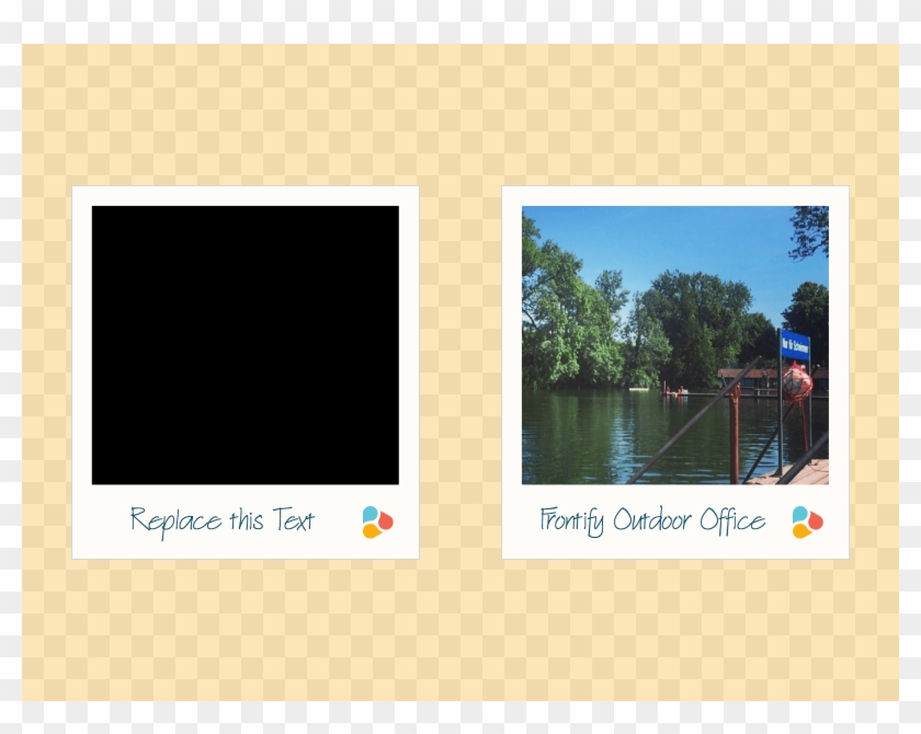 Polaroid Template - Display Device Clipart #543843