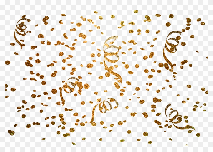 Gold Confetti Golden - Вітання З Днем Ангела Тетяни Clipart #544234