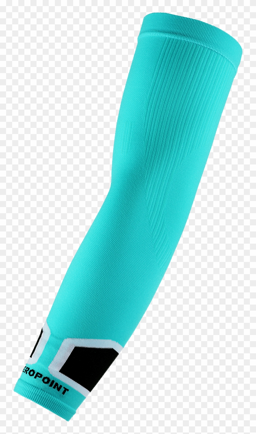 Intense Arm Sleeve Aqua Png Original - Sock Clipart