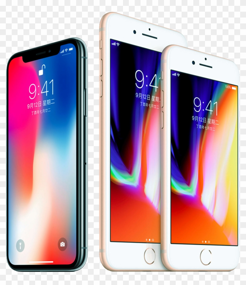 Download - Iphone 8 8+ And X Clipart