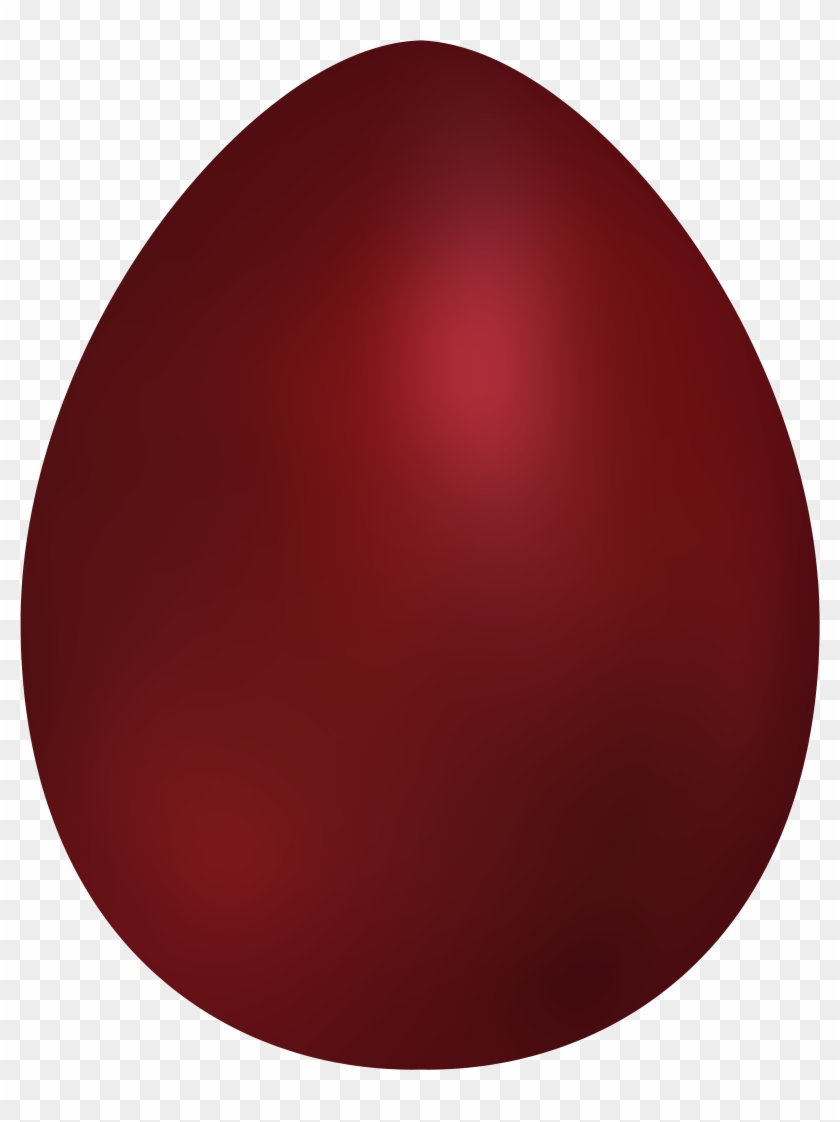 Dark Red Easter Egg Png Clip Art - Gloucester Road Tube Station Transparent Png #544367