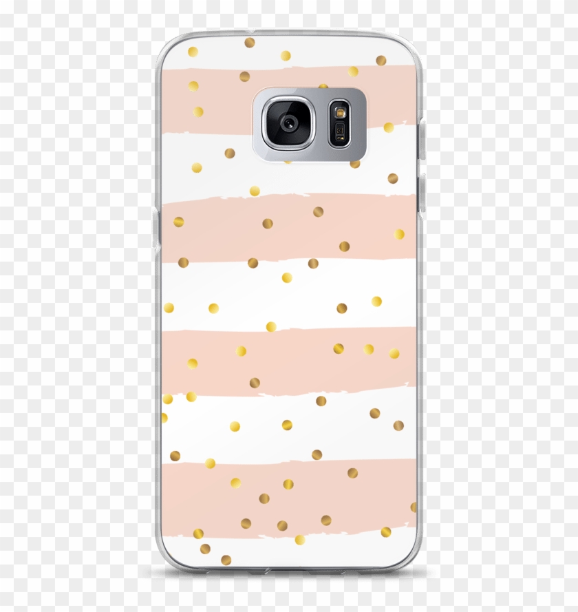 Gold Confetti Samsung Case - Smartphone Clipart