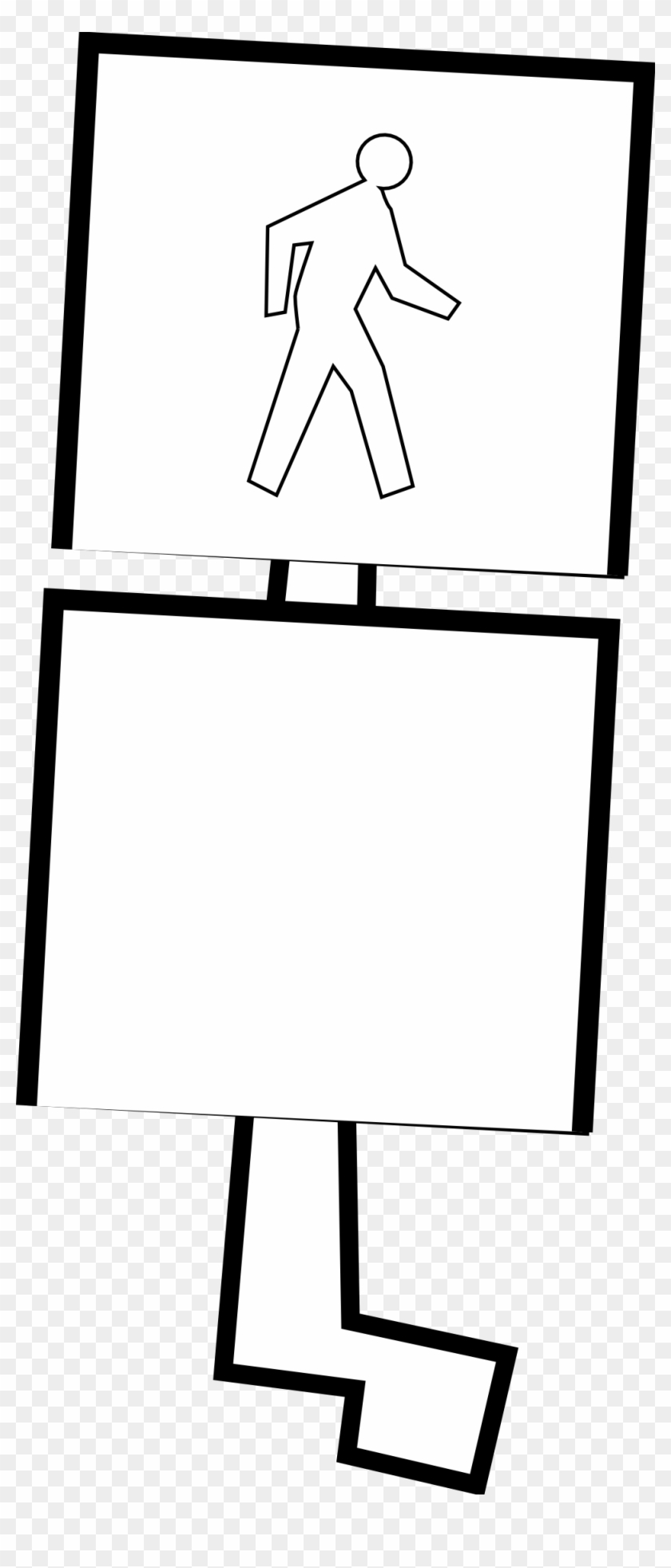 Crosswalk 3 Coloring Book Colouring Black White Line - Illustration Clipart #544427