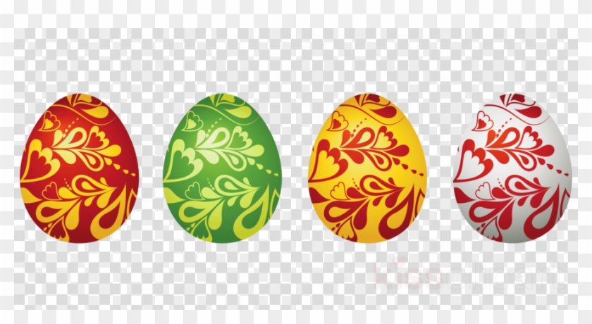 Download Easter Decoration Png Clipart Easter Bunny - Easter Egg Clipart Transparent Png #544610