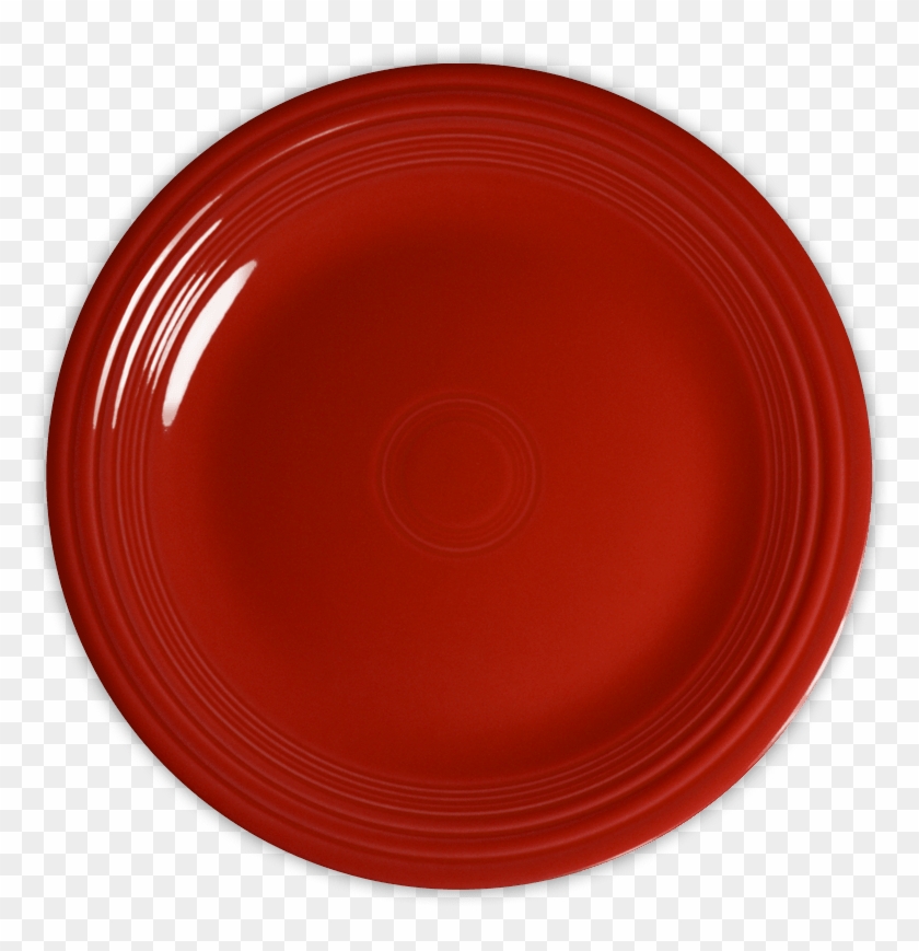 Download Transparent Png - Red Plate Transparent Background Clipart