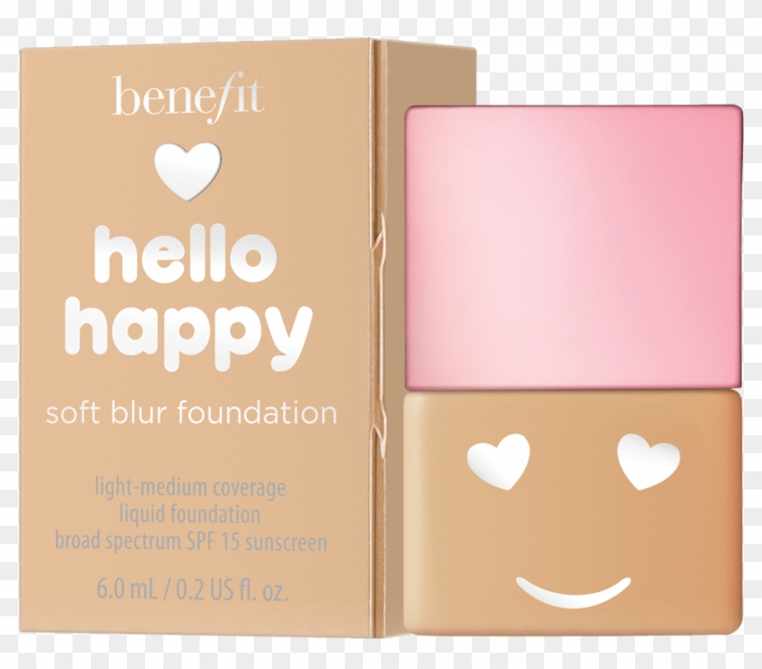 Hello Happy Soft Blur Foundation Travel Size Mini - Benefit Clipart