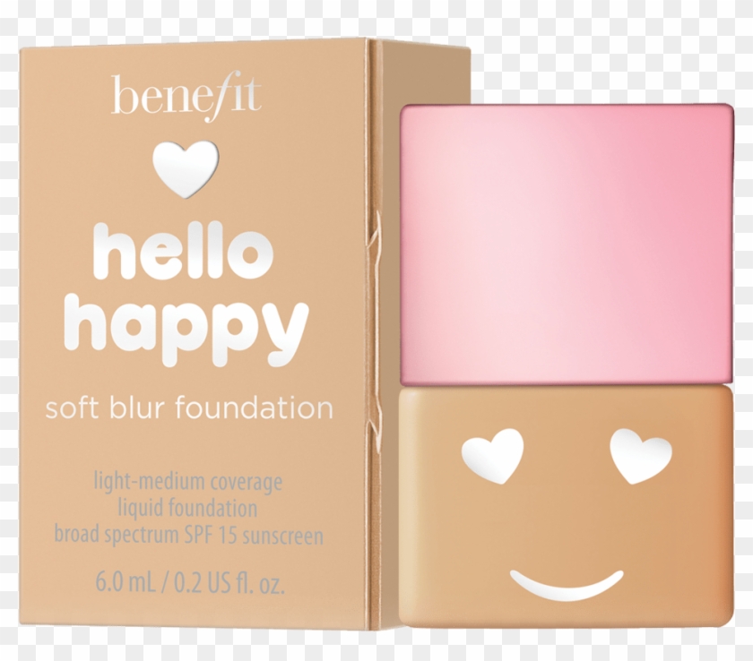 Hello Happy Soft Blur Foundation Travel Size Mini - Benefit Clipart #544882