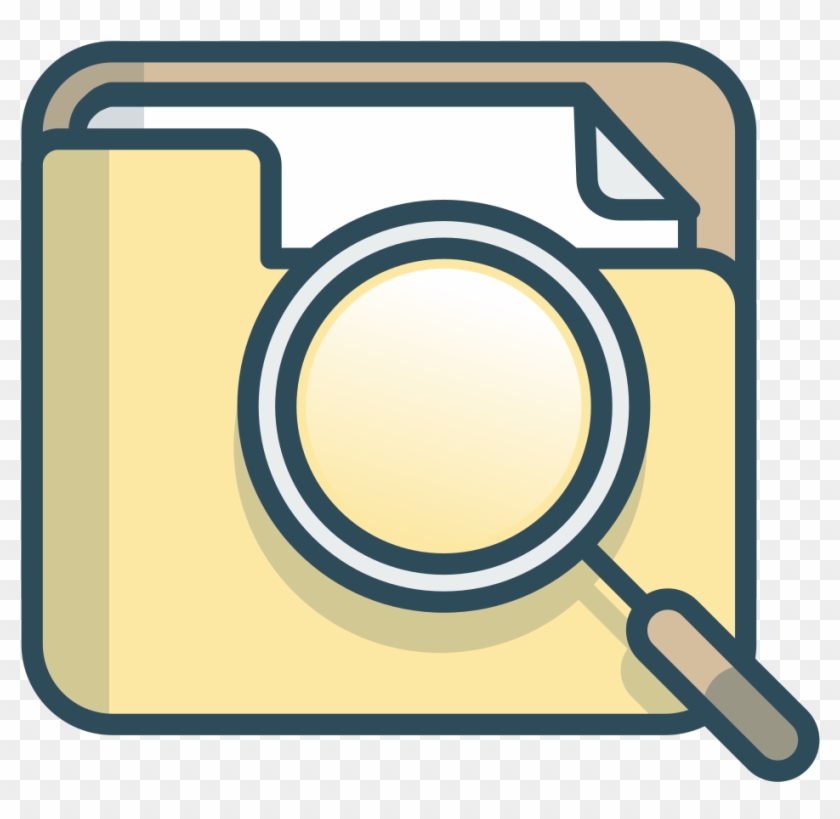 File Search Icon - Transparent File Search Logo Clipart #545045