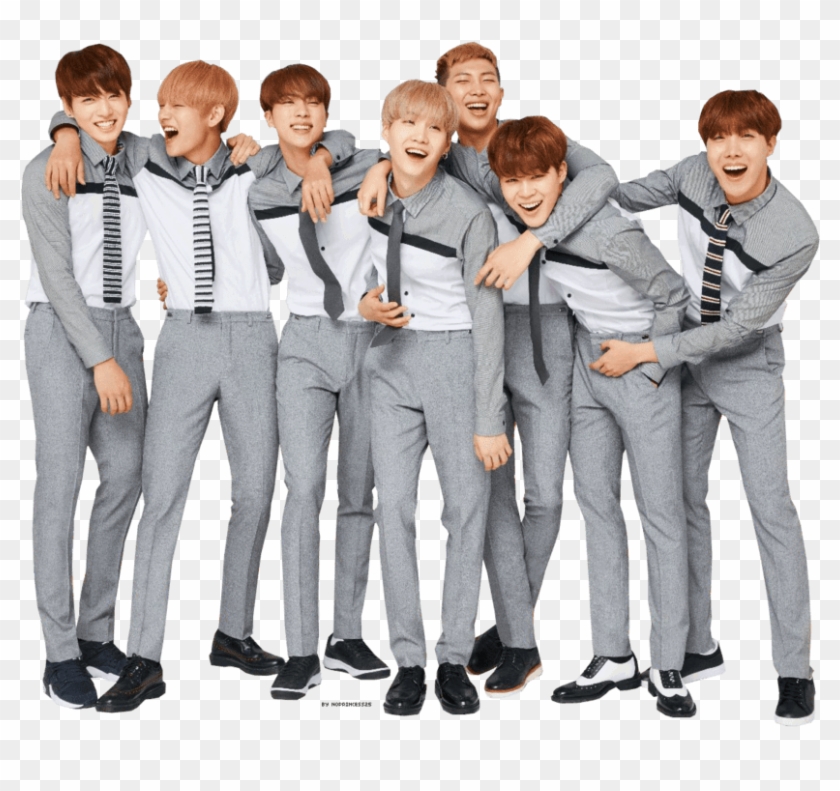 Bts Grey Clothing - Bts School Uniform Clipart