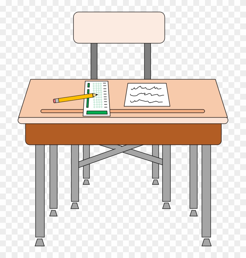 Desk School Cliparts - School Desk Clipart - Png Download