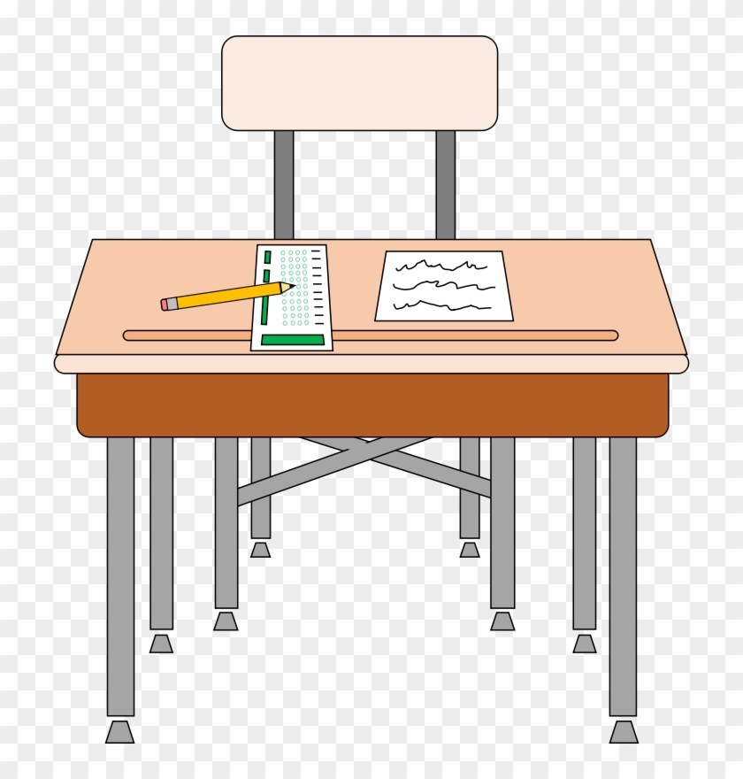 Desk School Cliparts - School Desk Clipart - Png Download #545319