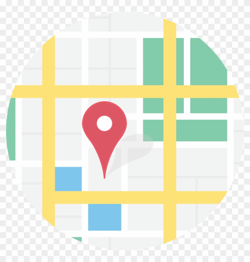 This Free Icons Png Design Of Flat Map Clipart #545494